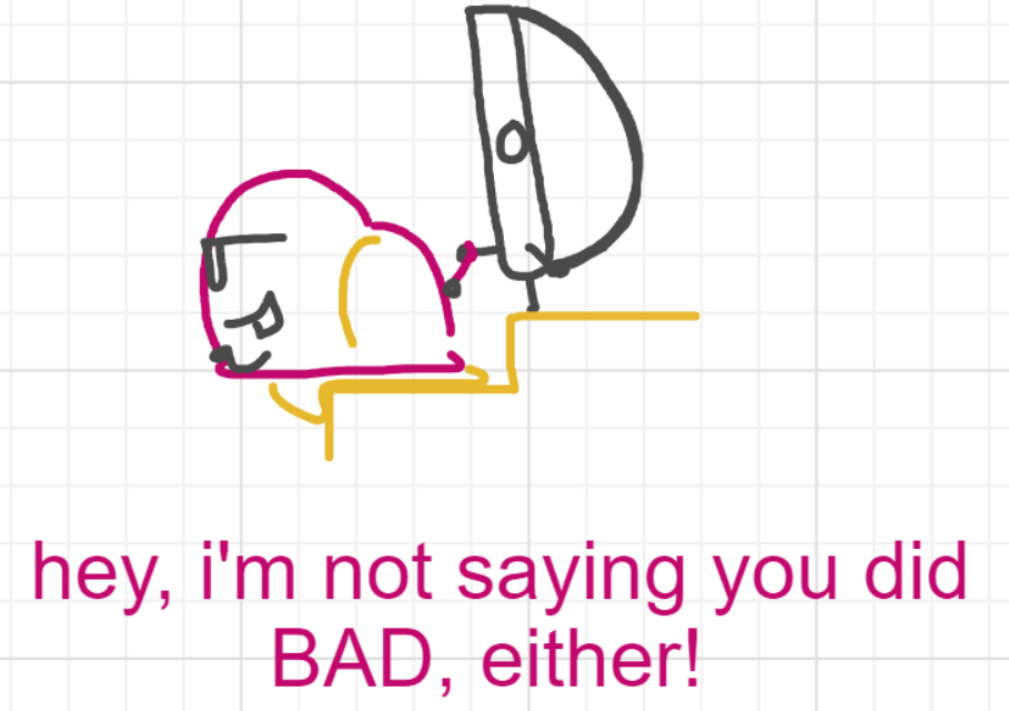 A panel from Running Duos, episode four of the Board Boards object show by Furretwalk/WalkingFurret.